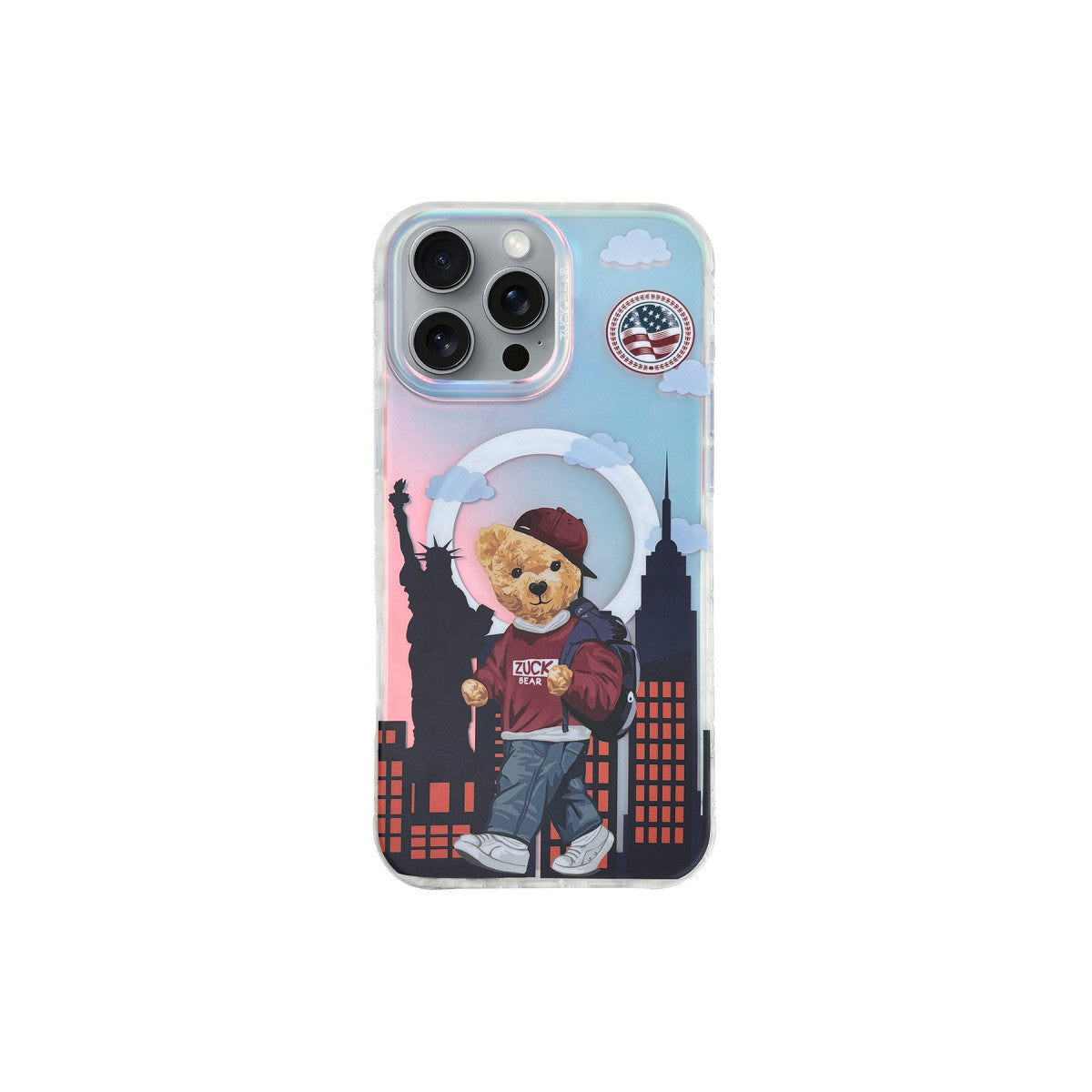 ZuckBear Apple iPhone 16 Pro Max Darnell Frosted Laser Magsafe Kapak